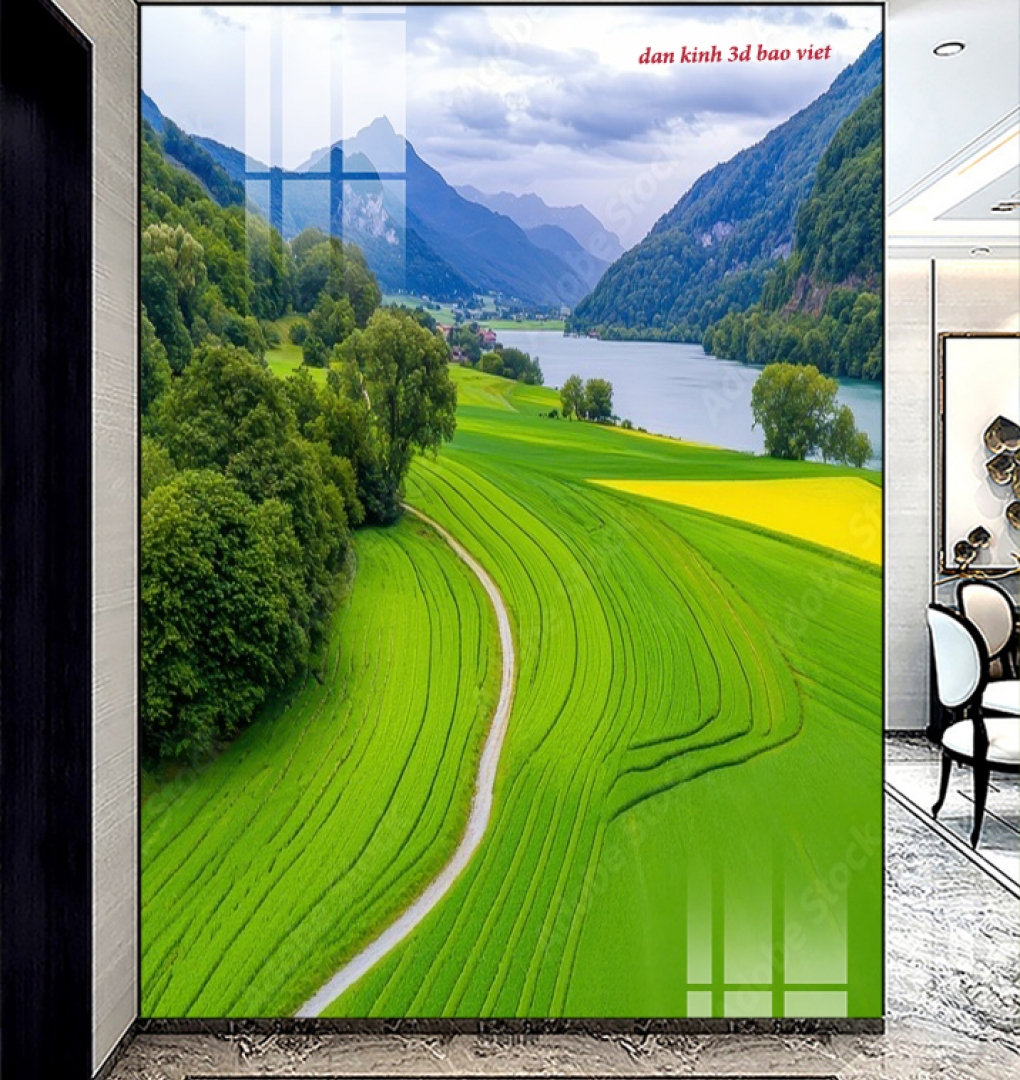 Tranh dán kính 3d 2 mặt s2026-98