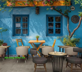Tranh dán tường cho quán cafe 3d n2026-90
