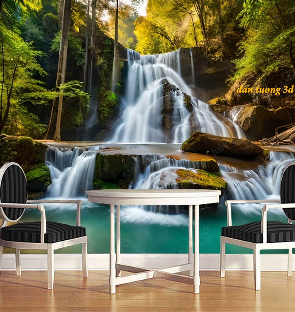 Tranh dán tường phong cảnh thác nước n2026-95