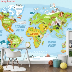 Giấy dán tường trẻ em kid293