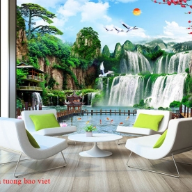 Tranh dán tường phong thủy ft141