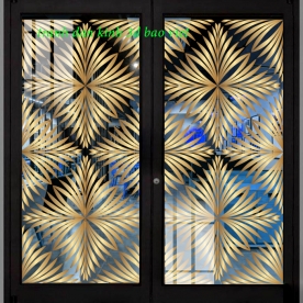 Decal dán kính nghệ thuật glass085