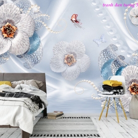Giấy dán tường phòng ngủ 3d n2003-100