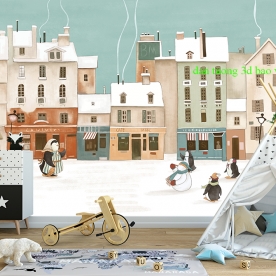 Giấy dán tường trẻ em kid363