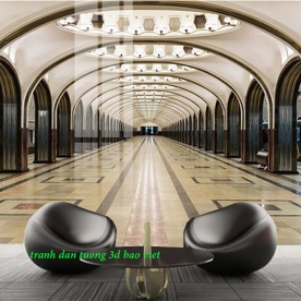 Tranh dán kính 3d kiến trúc n2003-93