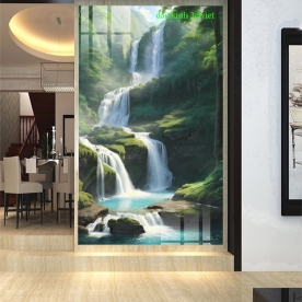 Tranh dán kính 3d 2 mặt phong cảnh n2004-82