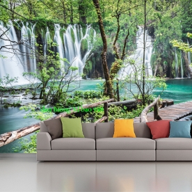 Tranh dán tường thác nước n2004-60