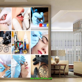 Decal dán kính cao cấp nails spa n2005-90