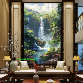 Tranh dán kính 3d 2 mặt phong cảnh n2005-229