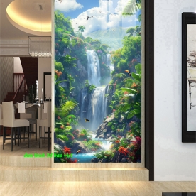 Tranh dán kính 3d 2 mặt phong cảnh n2005-230