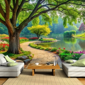 Tranh dán tường phong cảnh thiên nhiên n2005-98