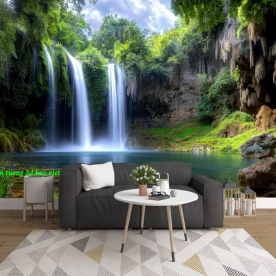 Tranh dán tường thác nước n2005-79