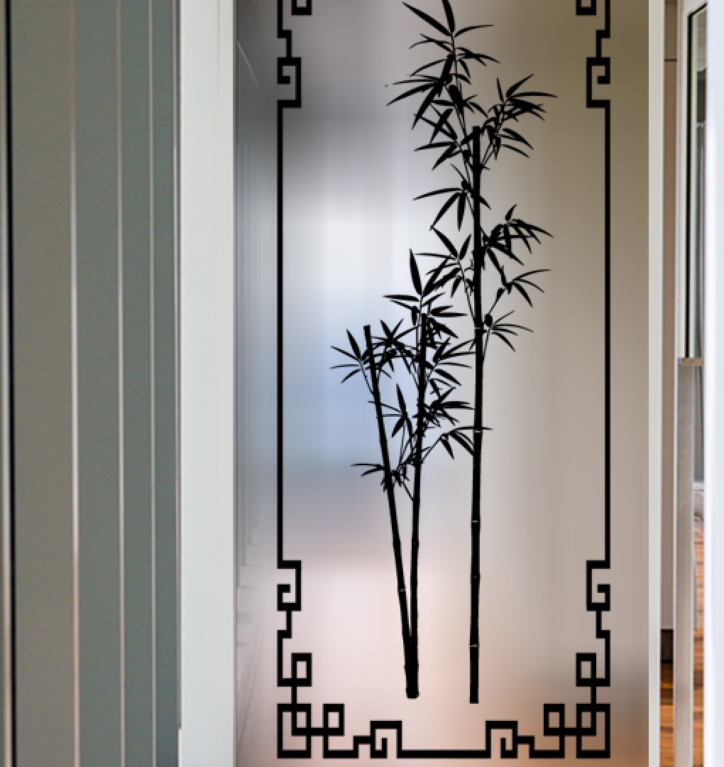 Decal dán kính mờ glass193