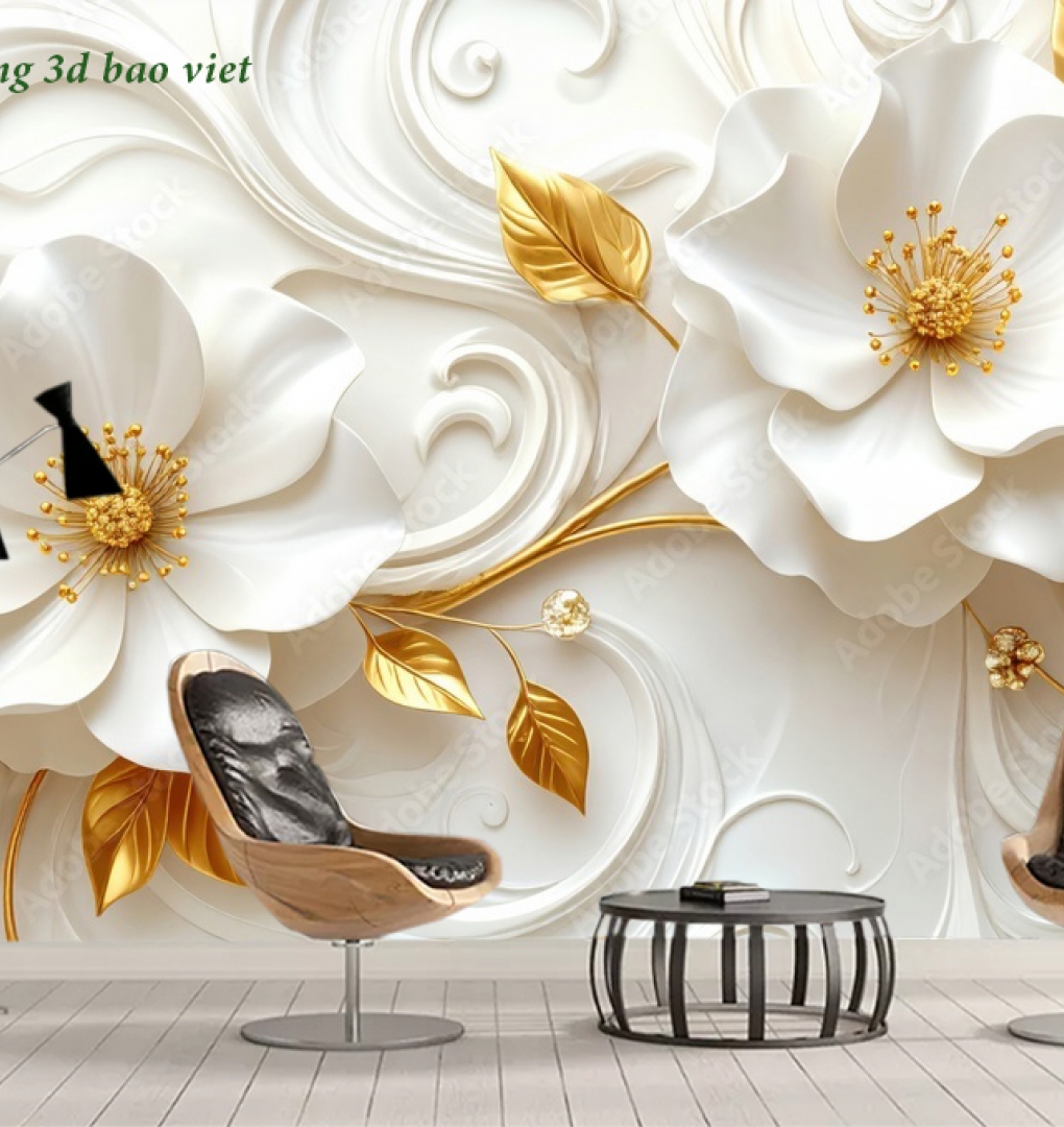 Giấy dán tường 3d giả ngọc m2026-145