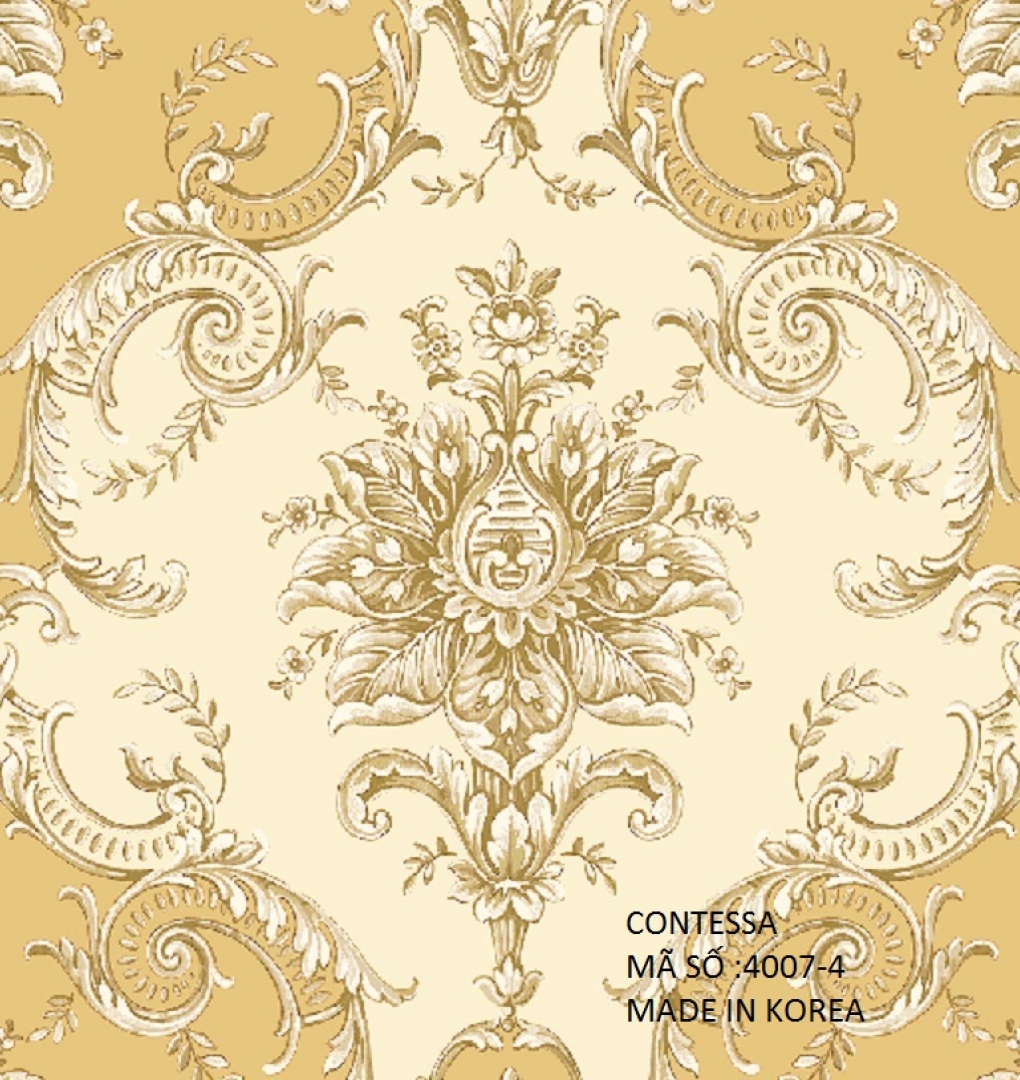 Giấy dán tường hàn quốc contessa JCD4007-4