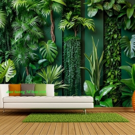 Giấy dán tường lá cây n2026-129