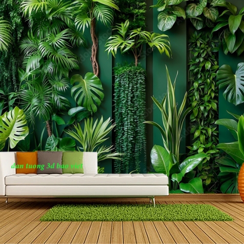 Giấy dán tường lá cây n2026-129