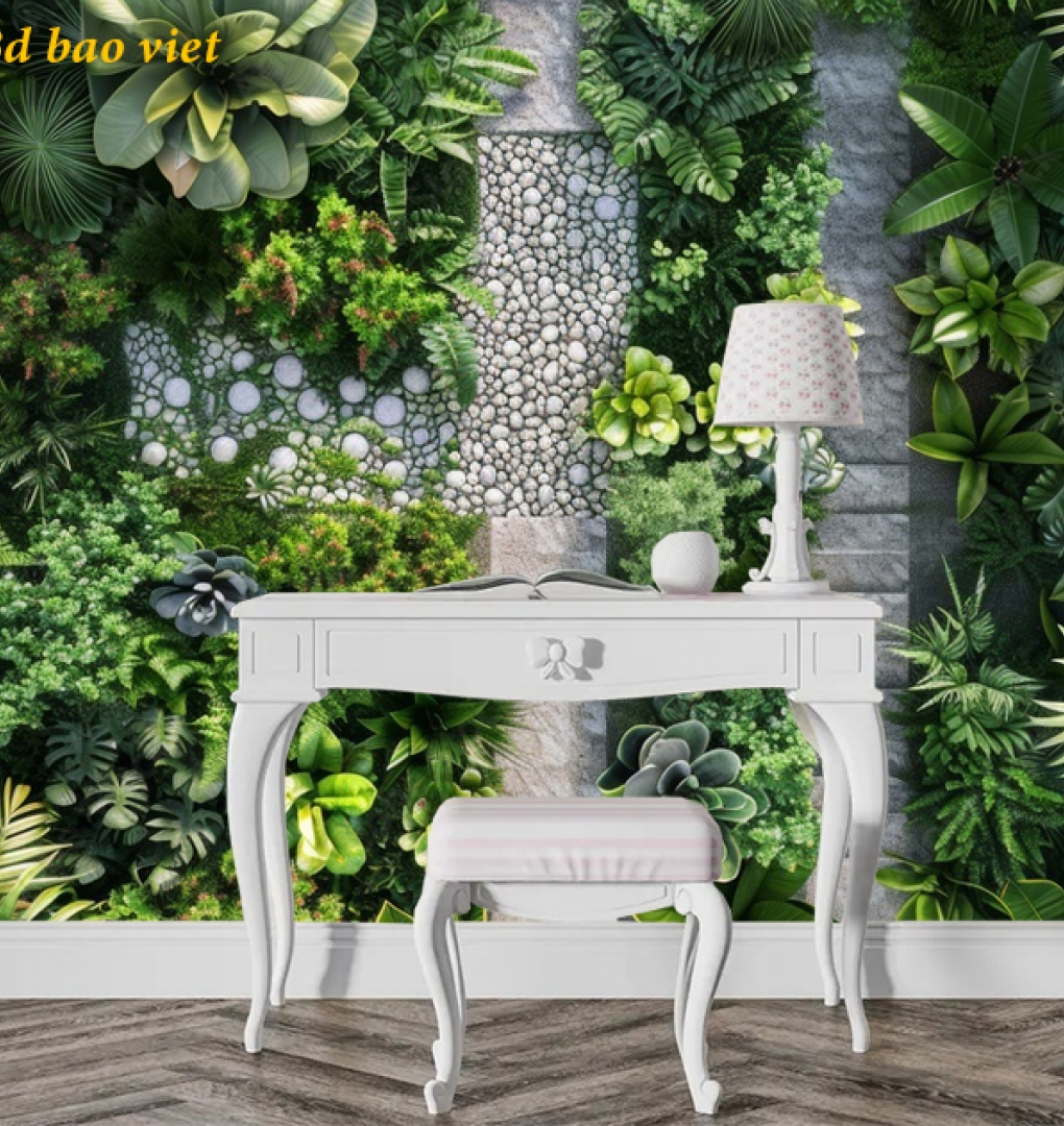 Giấy dán tường lá cây n2026-138