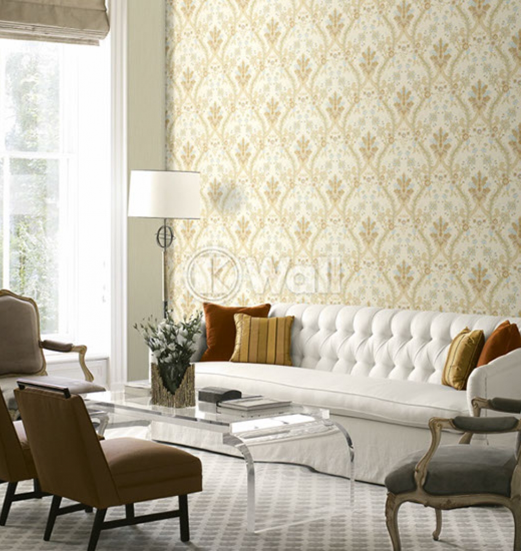 Giấy dán tường phòng khách cổ điển JCD4002-2