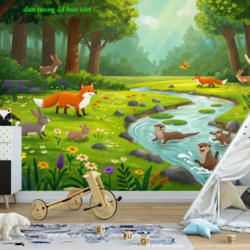 Giấy dán tường trẻ em n2026-119