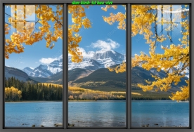 Tranh dán kính 3d 2 mặt phong cảnh k2026-155