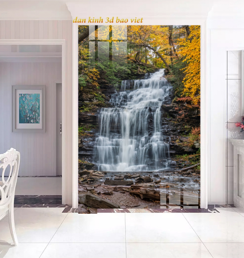 Tranh dán kính 3d 2 mặt phong cảnh n2026-117