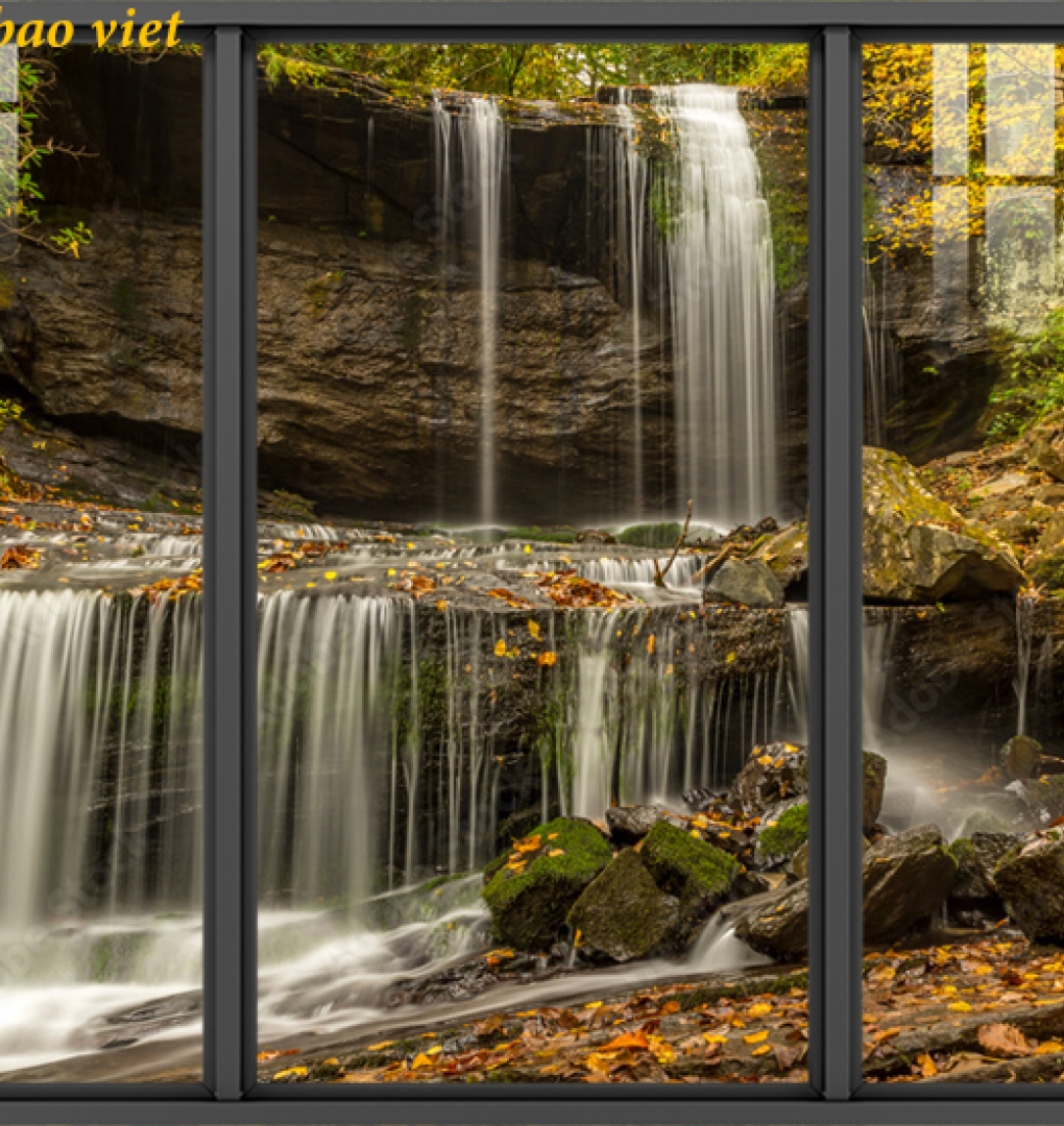 Tranh dán kính 3d 2 mặt phong cảnh n2026-141m