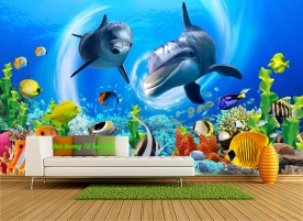 Tranh dán tường cảnh biển s317m