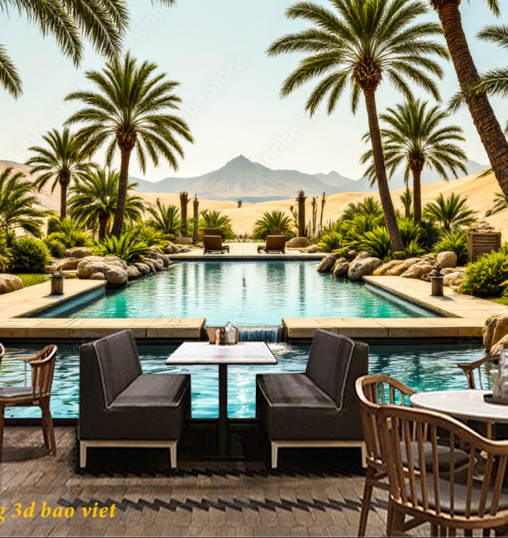 Tranh dán tường cho quán cafe 3d m2026-142