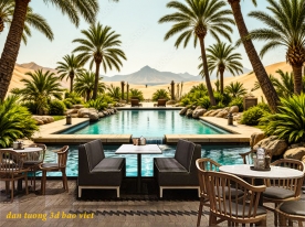 Tranh dán tường cho quán cafe 3d m2026-142