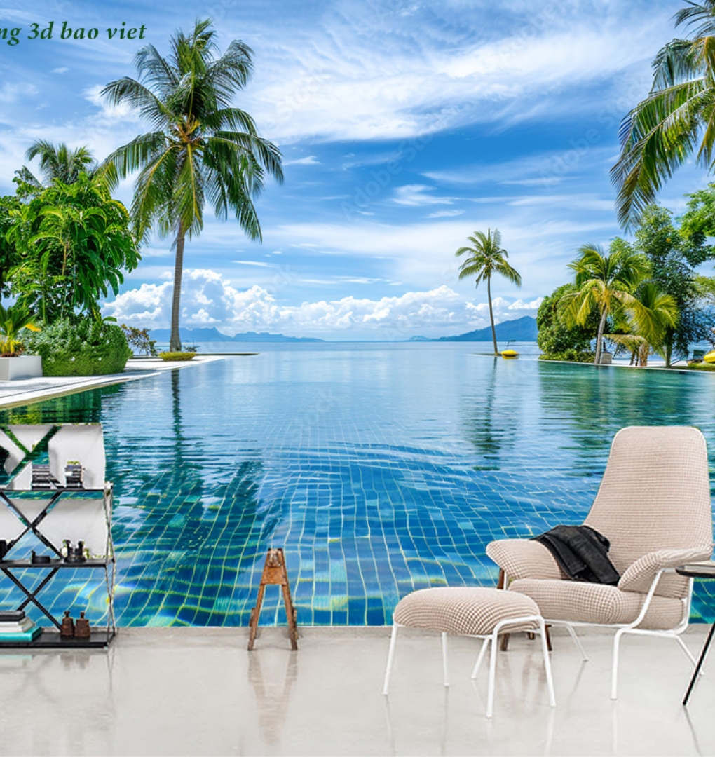 Tranh dán tường phong cảnh biển n2026-115