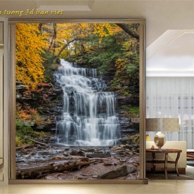 Tranh dán tường thác nước w2026-117