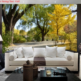 Tranh dán tường phong cảnh thiên nhiên tr357