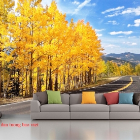 Tranh dán tường sông núi tr359