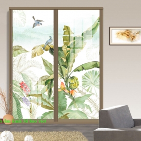 Tranh dán kính 3d 2 mặt kh190