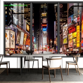 Tranh dán tường cho quán cafe dán kính 3d me410