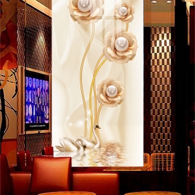 Tranh dán kính dán tường 3d k546