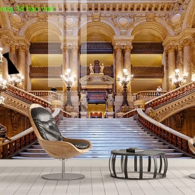 Tranh dán tường 3d kiến trúc n2003-112