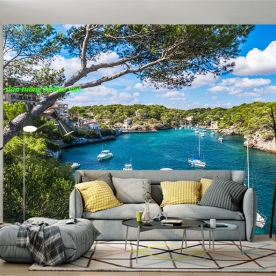 Tranh dán tường cảnh biển s306