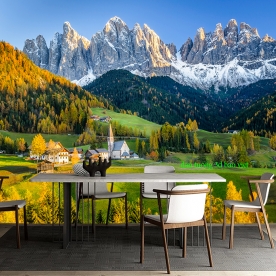 Tranh dán tường sông núi phong cảnh đẹp m117