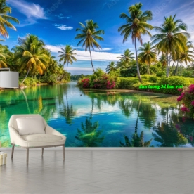 Tranh dán tường phong cảnh thiên nhiên n2005-233