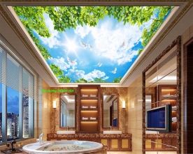 Tranh dán trần nhà 3d n2026-196
