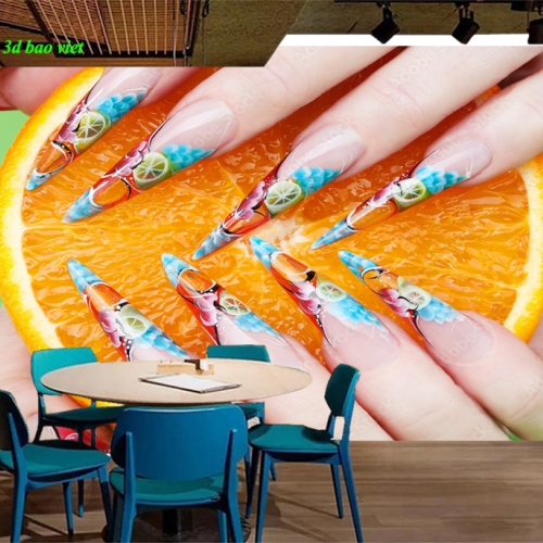 Tranh dán tường 3d nails spa n2026-170