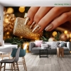Tranh dán tường 3d tiệm nails spa n2026-165