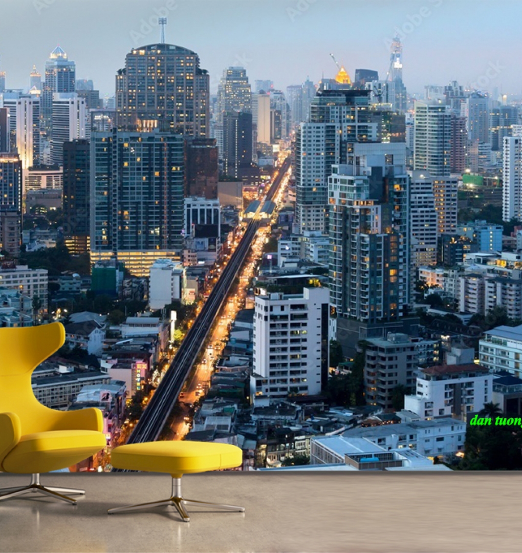 Tranh dán tường cảnh thành phố n2026-202