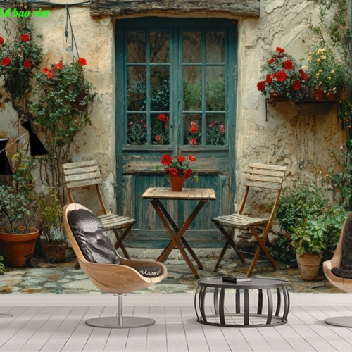 Tranh dán tường cho quán cafe 3d n2026-172