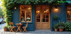 Tranh dán tường cho quán cafe 3d n2026-185