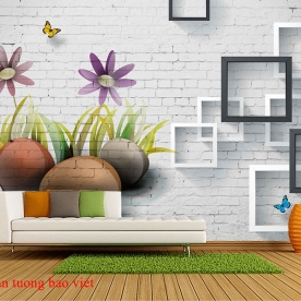 Giấy dán tường 3d-222
