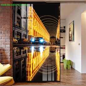 Tranh dán kính 3d 2 mặt k484