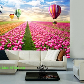 Tranh dán tường phong cảnh 3d đẹp fi160